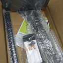 Tablet Floor Stand with 5LB Metal Base, Overhead Bed Phone Stand Angle Height Adjustable Holder, Universal Floor Stand Compatible with iPhone iPad Pro Air Mini, Samsung Tab, Kindle, E-Readers