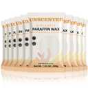 GIRLEARLE Paraffin Wax Refills 10 Packs Unscented for Paraffin Wax Bath Machine - for Dry Cracked Skin on Hands, Feet, Elbows - Moisturizing Hydration to Relieve Stiff Muscles & Joints