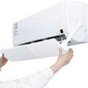 Retractable Air Conditioner Air Deflector, Universal Adjustable Air Conditioning Deflector Air Diverter Cover Telescopic Anti-Wind Baffles Anti Direct Blowing Windshield Wind Guide  white#1