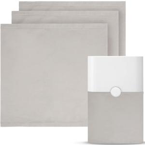 IMPRESA 3 Pack 211 Replacement Pre-Filters - Compatible with Blueair Blue Pure 211+ Air Purifier Filter - Lunar Rock Gray Fabric - Washable Slip-On Slip-Off Design & Extended Main Filter Life