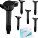 Set of 6 Ignition Coil Pack for 3.5L V6 Toyota Sienna Avalon Camry Highlander Rav4 Venza Lexus RX350 IS350 ES350 2007 2008 2009 2010 2011 2012 2013 2014 2015 OE# 90919-A2007, UF487