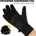 Winter Gloves for Men Women Cold Weather,Waterproof Winter Bike Gloves for Men Warm with Touchscreen Fingers,for Cycling,Driving,Motorcycle (Medium, black)