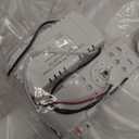 Retractable Ceiling Fans with Lights,42 inch Ceiling Fan with Light and Remote Control,Flush Mount,DC Reversible,3CCT,Low Noise,White Ceiling Fan for Bedroom,Living Room,Kitchen,Indoor Use