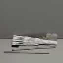 Twinkling Starburst Christmas Tree Star Topper Fairy Light 20 of 120 LED Lights Twinkle with Hook Hanging for Home Xmas Party Christmas Tree DIY Decor for Garden Yard Patio Path White