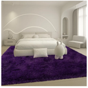 8x10 Area Rugs Living Room, Purple Large Plush Fluffy Bedroom Carpet, Non-Slip Upgraded Indoor Thick Soft Rug, Modern Plush Carpet Suitable for Kids Home Decor Aesthetics Dorm.