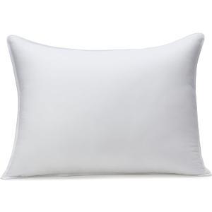 Amazon Basics Down Alternative Pillow for Back Side Sleepers, Medium Density, Standard Size, 26" x 20", White