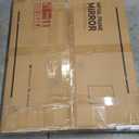 New Upgrade 40X32 Inch Wall Mounted Bathroom Mirror, Black Metal Frame Rounded Rectangle Mirror, Bathroom Vanity Mirror with Tempered Glass for Washroom Bedroom Living Room