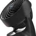 Vornado 133 Small Room Air Circulator Fan, 2 Speeds, Adjustable Head, Table Fan for Desk, Nightstand, Black