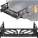 KUAFU UTV Tailgate Bed Extender Compatible with Honda Pioneer 700-4 2016+/ 1000-5 2016+ Cargo Tailgate Gate Accessories Cargo Tailgate Extender Black