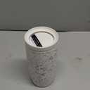 Simple Modern Travel Coffee Mug Tumbler with 360 Lid | Ceramic-Lined Insulated Stainless Steel Cold Brew Iced Coffee Cup | Gifts for Women Her Him | Voyager Signature | 16oz | Cream Terrazzo