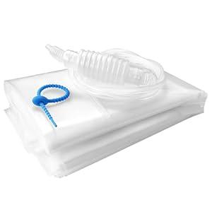 Water Storage Bladder Bathtub Drinking Water Bag Food-Grade Storage Emergency Drinking Water Container, Comes with Hand Pump, Disaster and Hurricane Survival (100 Gallon) (1pcs)