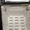 Aeitto Nugget Ice Maker Countertop, 55lbs/Day, Large Capacity Chewable Ice Maker, Rapid Ice Release in 5 Mins, Self-Cleaning with Stainless Steel Housing Ice Machine for Home Office and Party, Silver