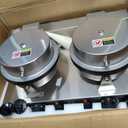 Waffle Cone Maker Commercial 2600W Professional Ice Cream Cone Waffle Maker Machine, Electric Commercial Waffle Cone Maker Machine With Temp & Time Control for for Restaurant Bakery Snack Bar Family