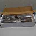 Homemory Flameless Candles with Embedded Star String Fairy Lights, Battery Operated Candles, LED Candle, Fake Candles with Remote Control and Timer for Halloween, Gray Acrylic, Set of 5(H4"5"6"8"8")