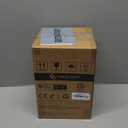 AMZCHEF 8-IN-1 Milk Frother and Steamer 550 Watts, 21 oz Split Stainless Steel Automatic Steamer, Milk's Warmer for Latte, Cappuccino, Hot and Cold Froth, Heated Milk, Hot Chocolate, Baby Food (Black)