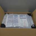 Thickened Clear Shoe Storage Organizer with Magnetic Door, Sturdy Stackable Shoe Boxes for Closet, Collapsible Space-Saving Shoe Rack for Sneakers & Boots, Plastic Shoe Cabinet Box Set, 6 Pack, White