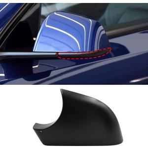 Jaronx Compatible with Tesla Model Y Mirror Lower Cover 2018-2025,Left Drive Side Rearview Mirrors Base Trim Bottom Cover Replacement for Tesla Model Y Accessories(Left)