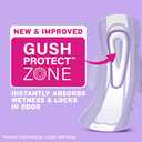 Poise Ultra Thin Incontinence & Postpartum Pads with Wings for Bladder Leaks, 3 Drop Light Absorbency, Regular Length, 132 Count, 
