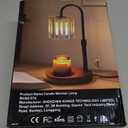 Lukasa Candle Warmer Lamp with Timer, with LED Color Lights, Dimmable, Adjustable Height, House Warming Gifts New Home Decor, Gifts for Women Mom for Birthday Mothers Day Thanksgiving Day Christmas