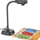Document Camera for Teachers and Classroom, Gawervan USB Webcam/Doc Camera Built-in Mic Mac OS, Windows, Chromebook Compatible for Live Demo, Web Conferencing, Distance Learning, Remote Teaching