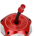 JFG RACING ATV Gas Cap Fuel Tank Cap CNC for TRX 400EX TRX400EX Sportrax 400 1999-2014 TRX450R 2004-2009 TRX700XX 2008-2009 ATV Red
