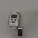 x-wlang 3-in-1 Alerts timer 1013 with vibration ,beep and flash.(kitchen timer ,medical timer,therapeutic timer), silver