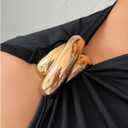 Women's Metal Cut Out Cold Shoulder T Shirts Mock Neck Fitted Tee Tops Casual Fall Outfits (Black, S)