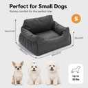 PAWZ Road Dog Car Seat for Small Dogs, Waterproof Booster Bed