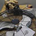20 Wall Mount Fan 7000 CFM High Velocity Wall Industrial Fan 120 Oscillating Fans 3-Speed for Household, Commercial Use - ETL Listed, Black