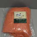 PAVILIA Coral Orange Knit Throw Blanket for Couch Bed, Soft Knitted Farmhouse Sofa Throw for Living Room, Lightweight Decorative Fall Throw Blanket for Chair, Outdoor Textured Boho Blanket, 50x60