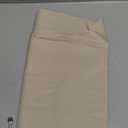 Outdoor Tablecloth with Umbrella Hole - Patio Table Cloth Zippered Square 60x60 Inch, Beige Linen-Look Polyester Table Cover Water Resistant for Picnic Outside