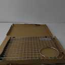 Serene Valley Sink Bottom Grid 14-1/4" x 17-5/8", Rear Corner Drain with Radius 3-3/4", Sink Grid Stainless Steel NDG1417LR.