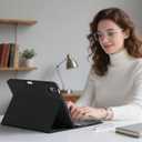 Wenlaty for iPad (A16) 11th/10th Generation Case with Keyboard - Detachable Wireless, Thin & Light Folio Keyboard Cover with Pencil Holder, for iPad 11-inch 11th 2025/10.9-inch 10th 2022, Black