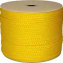 5/16-Inch by 1000-Feet Hollow Braid Polypro Rope, Yellow