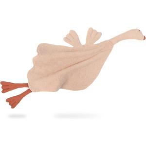 Lulu moon Goose Security Blanket: Muslin Lovey for Babies Travel & Daycare - Skin-Friendly Snuggle Toy for Self-Soothe