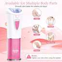 Glabrouse Skin Epilator, 2025 New Glabrouse Skin Hair Remover for Women with LED, Smooth Glide for Women Facial Hair, Glabrouse Skin epilator for face/Lip/Arm/Bikini Area/Leg/Armpit