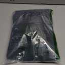 MAGE MALE Men's Slim Fit 3 Piece Suit One Button Solid Shawl Lapel Blazer Jacket Vest Pants Set with Tie Pocket Square, Size: Small (Black)