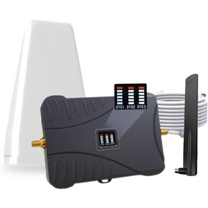 Cell Phone Booster for Home & Multi-Room,Up to 7,000 sq ft,Cell Phone Signal Booster for Band 5/12/13/17,Boost 5G 4G Data for All U.S. Carriers FCC Approved Cell Signal Booster