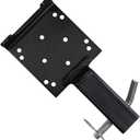 lifgarfe Universal Trailer Winch Plate Hitch Mount Winch Cradle Mounting Plate with 2" Receiver Fit for ATV UTV