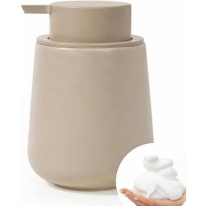 BosilunLife Ceramic Soap Dispenser 11Oz Refillable Foam Hand Lead-Free
