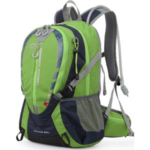 INOXTO Small Hiking Backpack with 2L Water Bladder and Rain Cover, 25L Hydration Backpack Hiking Daypack (Green)