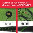 Pocket Hose Ballistic Double UV Edition 25 FT Expandable Garden Hose w/Pocket Pivot Swivel Connector, Anti-Burst Sleeve Reinforced w/Bulletproof Fiber, Lightweight, No-Kink, Compact, AS SEEN ON TV