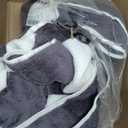 Great Bay Home 100% Cotton Velour Oversized 4 Pack Beach Towels 35" x 70" - Grey Cabana Pool Towels - Quick Dry, Large Swim Towels for Adults and Kids