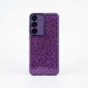  Sparkly Case for Samsung Galaxy S24 Plus, Cute Bright Color Phone Cases for Women Girls, Glitter Shiny Bling Slim Fit Soft TPU Shockproof Cover with Camera Protection, Dark Purple
