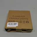 Battery Operated Tea Lights Candles: 24 Pack Realistic and Bright Flickering Holiday Gift Flameless Candles LED Electric Tea Candles for Seasonal & Wedding Party Home Decoration (Warm Yellow)