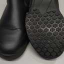 ORISTACO Non Slip Kitchen Chef Shoes Waterproof Lightweight Nursing Garden Food Service Leather Work Clogs, 926 Black 38