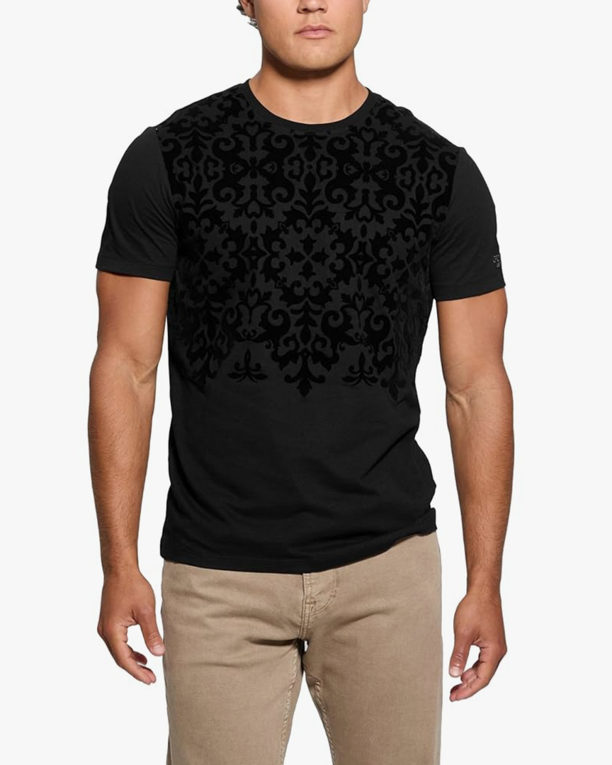 GUESS Men's Eco Flock Tee S