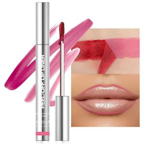 Lip Stain Peel Off, Mauve Lip Liner Stain Peel Off Tattoo Matte Lip-tint, Long Lasting, Waterproof, Transfer-proof, Moisturizing, Easy to Use, Highly Pigmented Color for All Skin Types, Set Of 3 (#00)