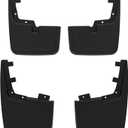 KEWISAUTO Fender Flares Guards for Ford F-150 2021-2024, Front & Rear Mud Flaps Splash Guards for 2021-2024 Ford F150 Without OEM Fender Flares Accessories, Replace #ML3Z-16A550-AA #ML3Z-16A550-BA