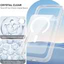 Magnetic Shockproof for iPhone 17 Pro Case, [Not-Yellowing] [4X Military-Grade Protection] [Compatible with MagSafe] Transparent Case for iPhone 17 Pro Anti-Scratch Guardian 6.3", Clear